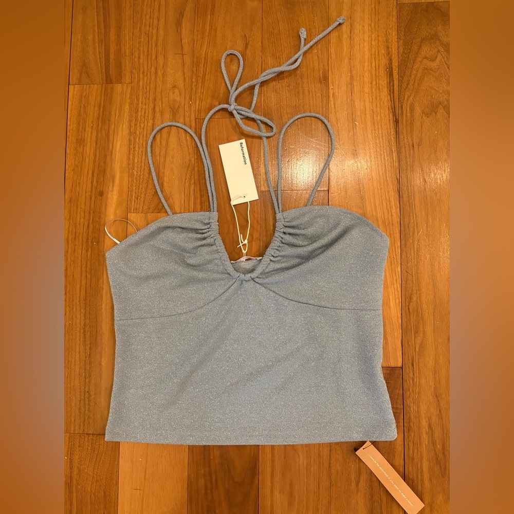 Reformation Blaise knit top